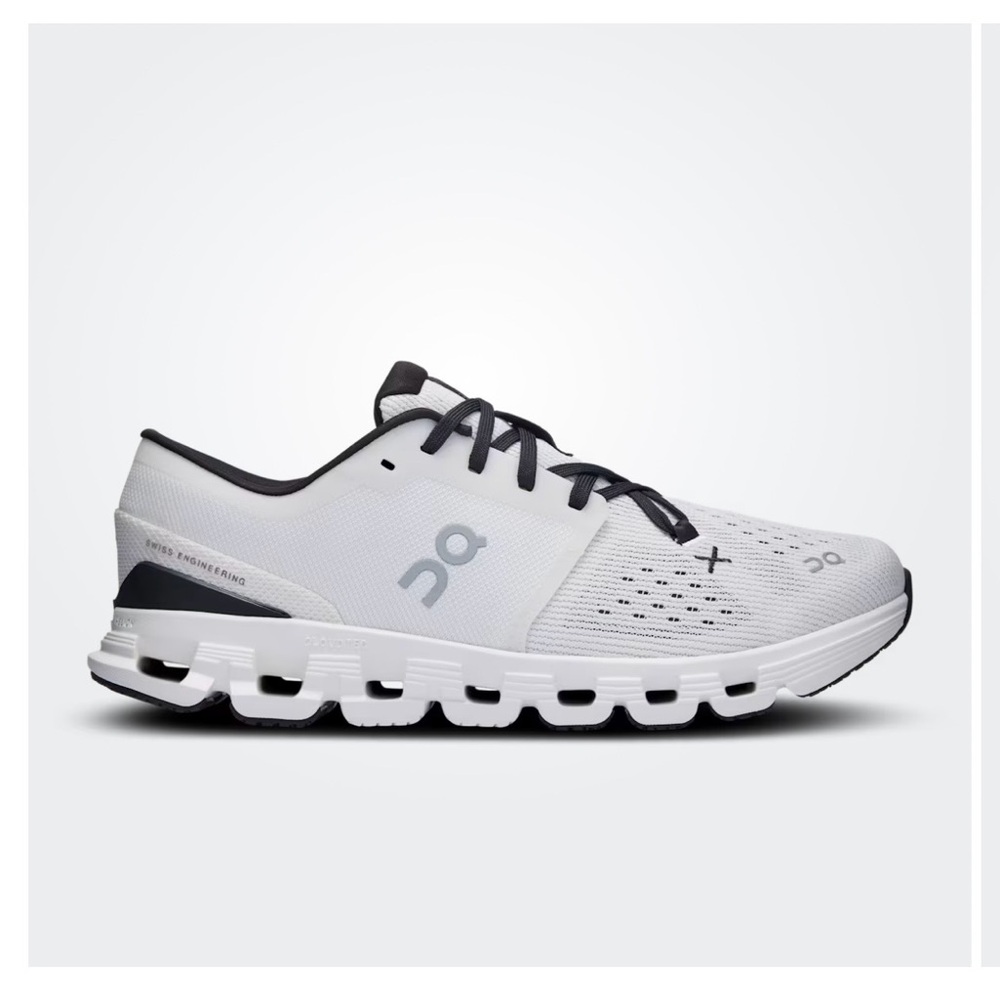 NWOT On Running Cloud X4 Women's White and Black Athletic Shoes